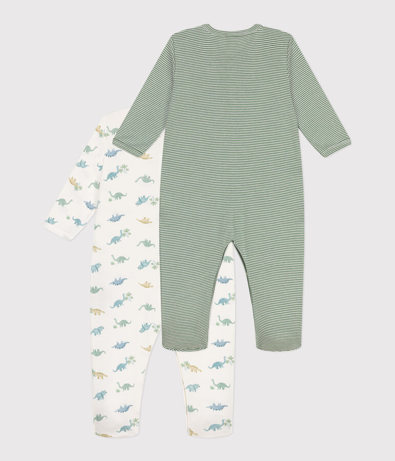 Lot de 2 pyjamas b&eacute;b&eacute; en coton imprim&eacute; variante 1