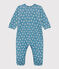 Pyjama bébé fleurs en velours POLOCHON/ MULTICO