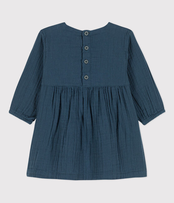 Robe manches longues bébé en gaze de coton DUCKY
