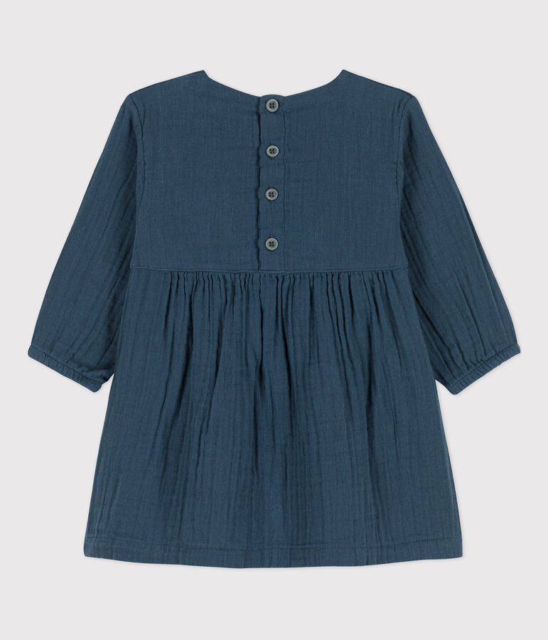 Robe manches longues b&eacute;b&eacute; en gaze de coton DUCKY