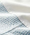 Combicourt bébé garçon faux deux-pièces blanc MARSHMALLOW/bleu ACIER