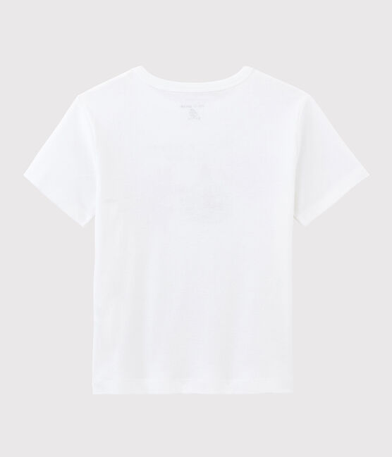 Tee shirt Serge Bloch enfant blanc ECUME
