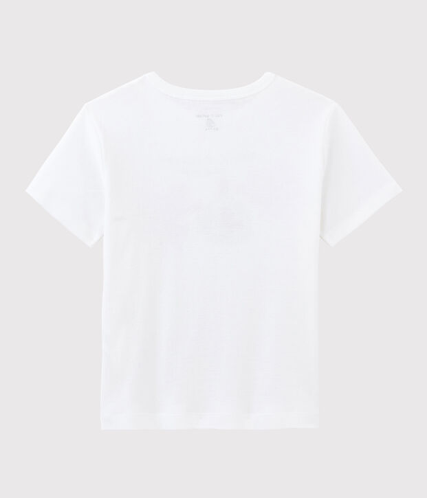 Tee shirt Serge Bloch enfant blanc