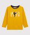 Tee-shirt sérigraphié enfant garçon jaune BOUDOR