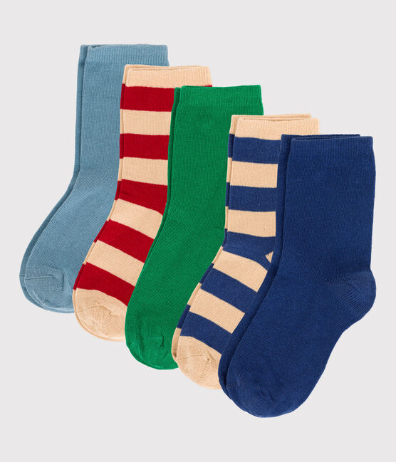 Lot de 5 paires de chaussettes enfant garçon-fille variante 1