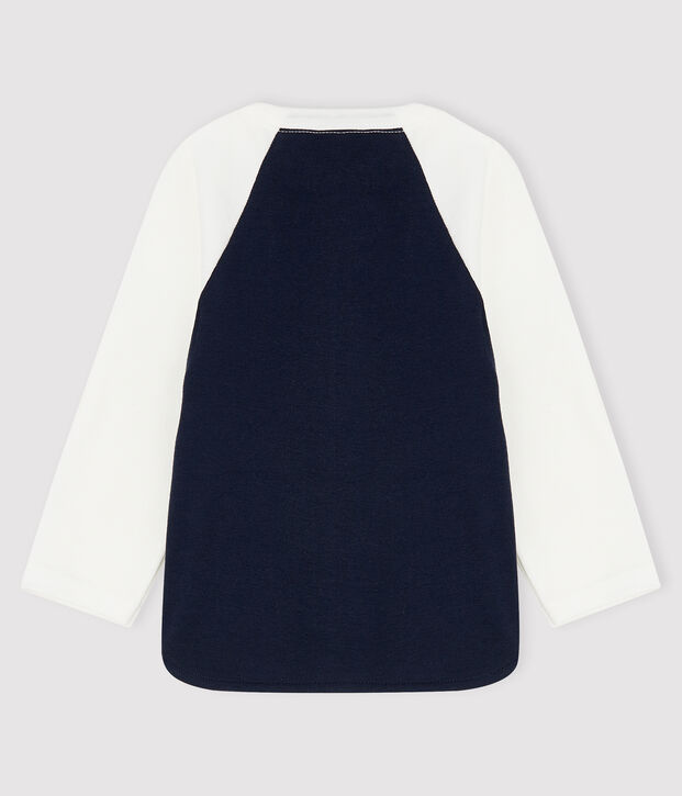 Tee-shirt b&eacute;b&eacute; gar&ccedil;on bleu/blanc