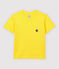 Tee-shirt manches courtes en jersey enfant garçon jaune RAIPONCE