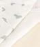 Lot de 3 bodies croisés manches courtes en coton imprimé bébé variante 1