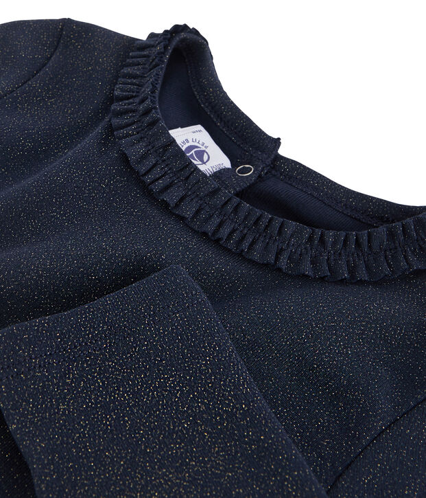 Tee-shirt Manches longues mileraies bleu/jaune