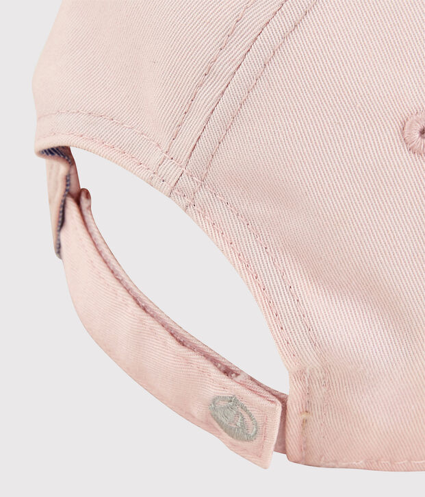 Casquette brod&eacute;e enfant fille rose