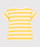 Tee-shirt rayé en jersey flammé enfant garçon jaune NECTAR/ AVALANCHE