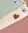 Lot de 3 bodies manches courtes tricœurs en coton bébé variante 1