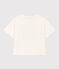 T-shirt LE BOXY en coton Femme blanc MARSHMALLOW
