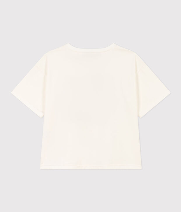 T-shirt LE BOXY en coton Femme blanc