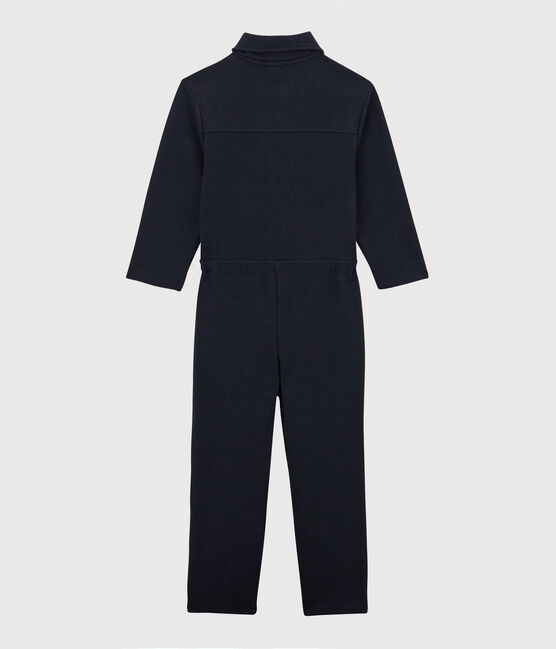 Combinaison en coton imprimée enfant fille bleu SMOKING