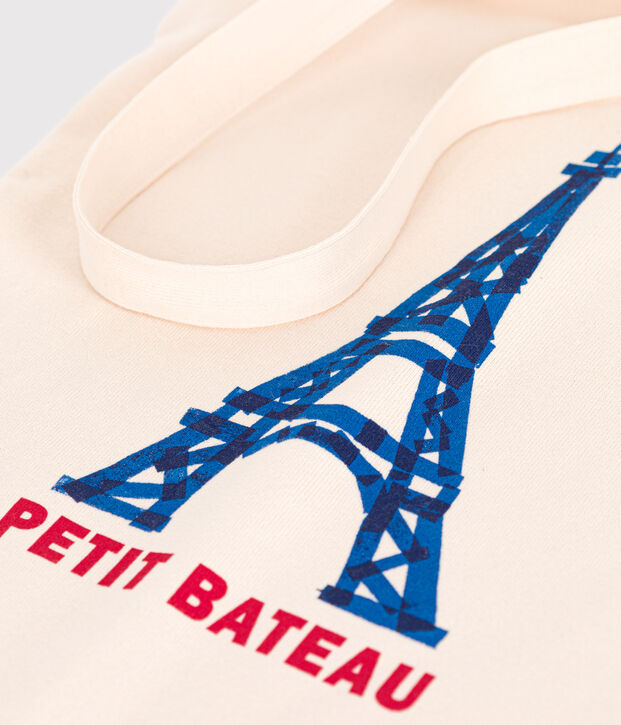Tote bag en coton &eacute;cru