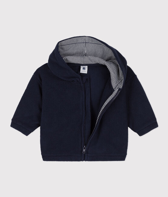 Sweatshirt bébé en polaire bleu SMOKING