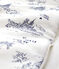 Gigoteuse toile de Jouy Paris bébé en côte blanc MARSHMALLOW/bleu MEDIEVAL