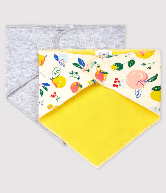 Lot de 2 bandanas-bavoirs bébé garçon variante 1