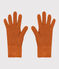 Gants en tricot enfant garçon-fille marron ECUREUIL