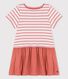 Robe en jersey et gaze de coton bio enfant fille
