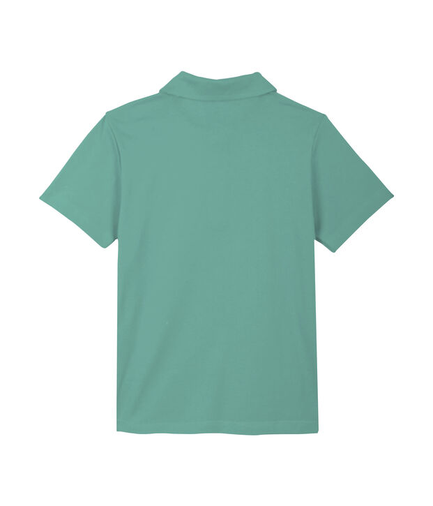 Polo enfant gar&ccedil;on vert