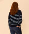 Pull en laine marinière Femme SMOKING/ AZUL