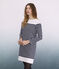 Robe marinière Femme bleu SMOKING/blanc MARSHMALLOW