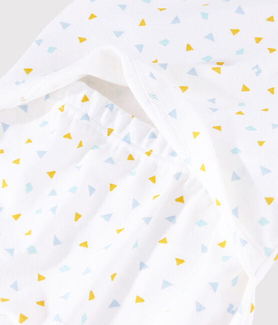 Dors-bien sans pression confettis bébé en coton blanc MARSHMALLOW/blanc MULTICO