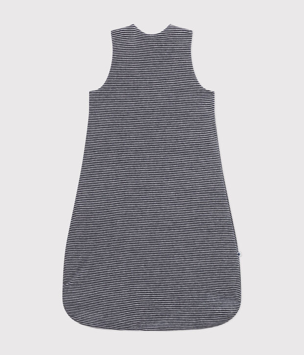 Gigoteuse en velours b&eacute;b&eacute; TOG 2,5 bleu/blanc