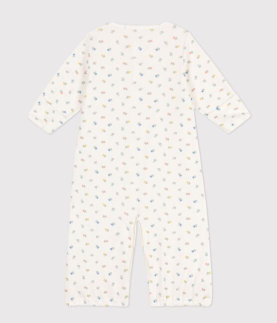 Combisac imprimé en coton blanc MARSHMALLOW/blanc MULTICO