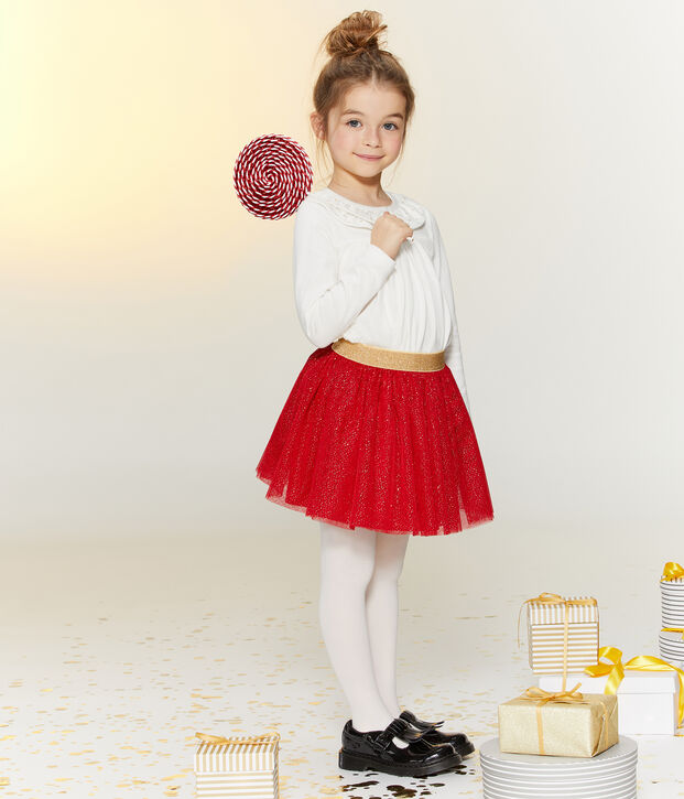 Blouse enfant fille blanc