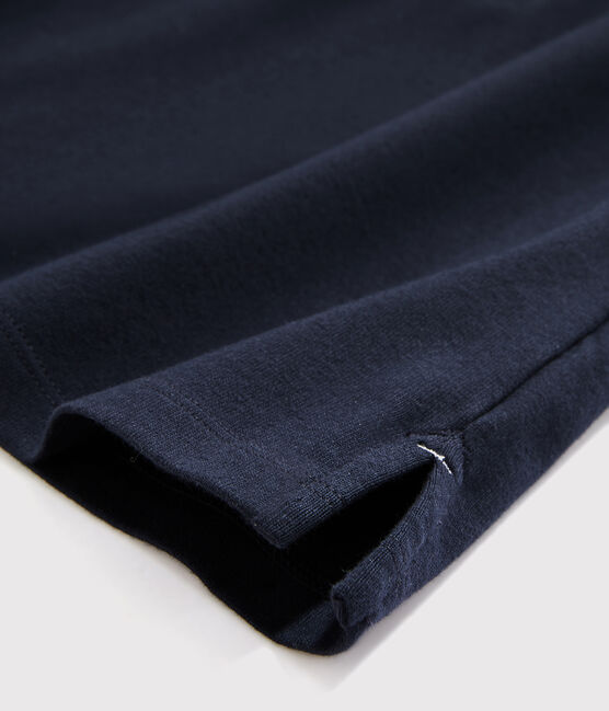 Polo manches courtes enfant garçon bleu SMOKING