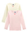 Duo de tee-shirts manches longues petite fille variante 1