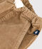 Pantalon bébé en velours uni beige ROCHE CLAIR