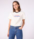 Tee-shirt femme le droit en coton manches courtes
