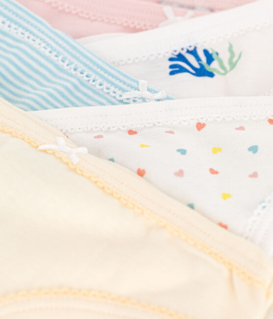 Lot de 5 culottes enfant en coton imprimé variante 1