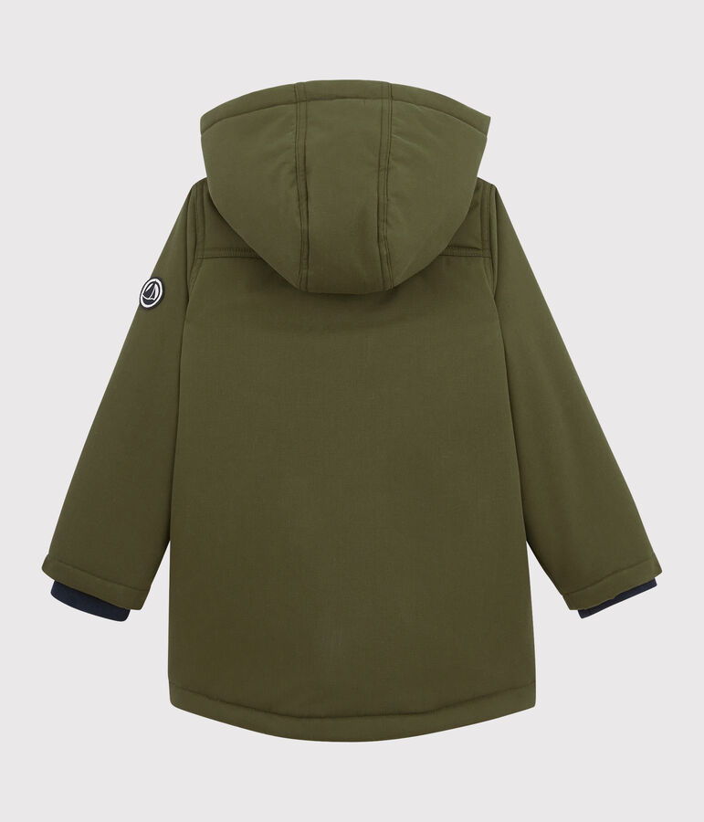 Parka enfant gar&ccedil;on vert MILITARY