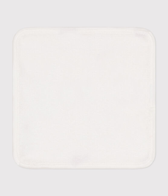Lingette bébé en coton et éponge cœurs blanc MARSHMALLOW/rouge TERKUIT