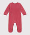 Dors bien en velours bébé rose PAPI