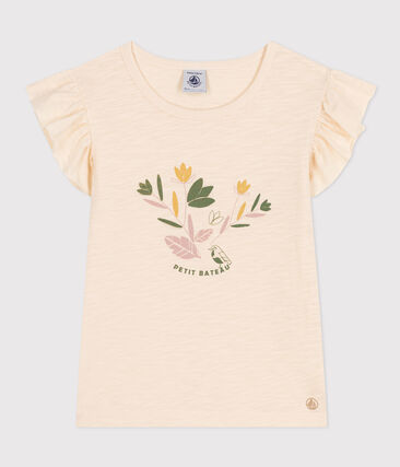 Tee-shirt en jersey flammé enfant fille