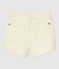 Short en denim enfant fille écru AVALANCHE