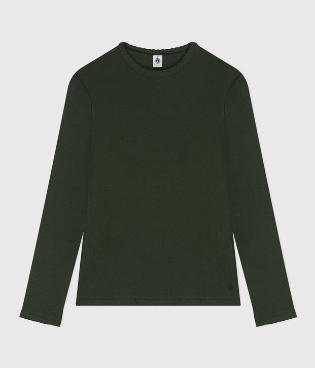 TEE-SHIRT L'ICONIQUE COCOTTE EN COTON FEMME vert