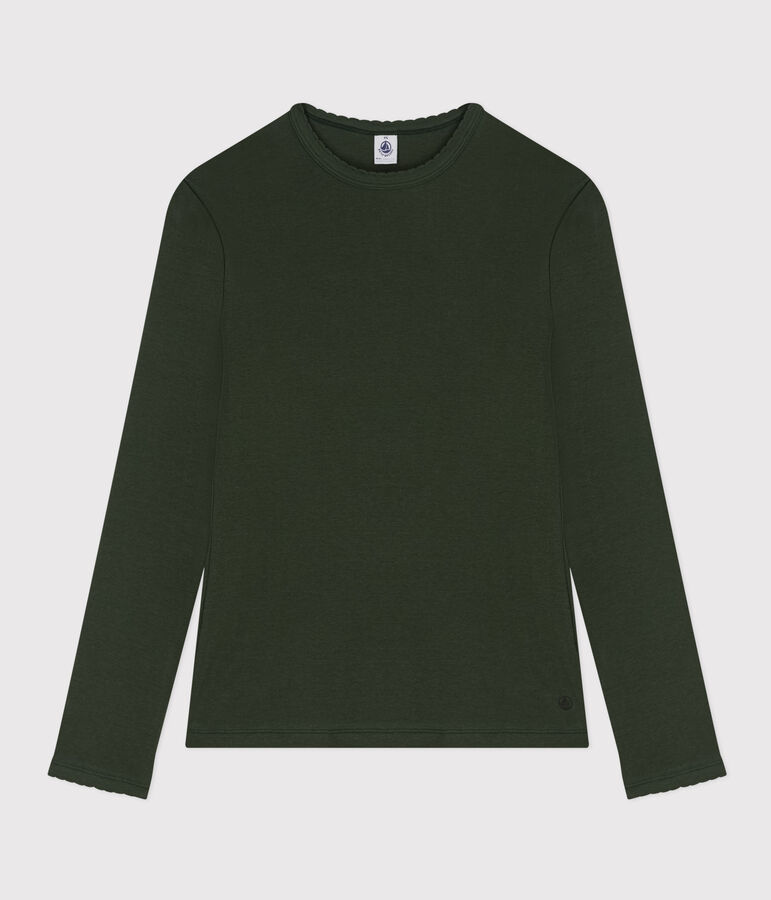 TEE-SHIRT L'ICONIQUE COCOTTE EN COTON FEMME vert