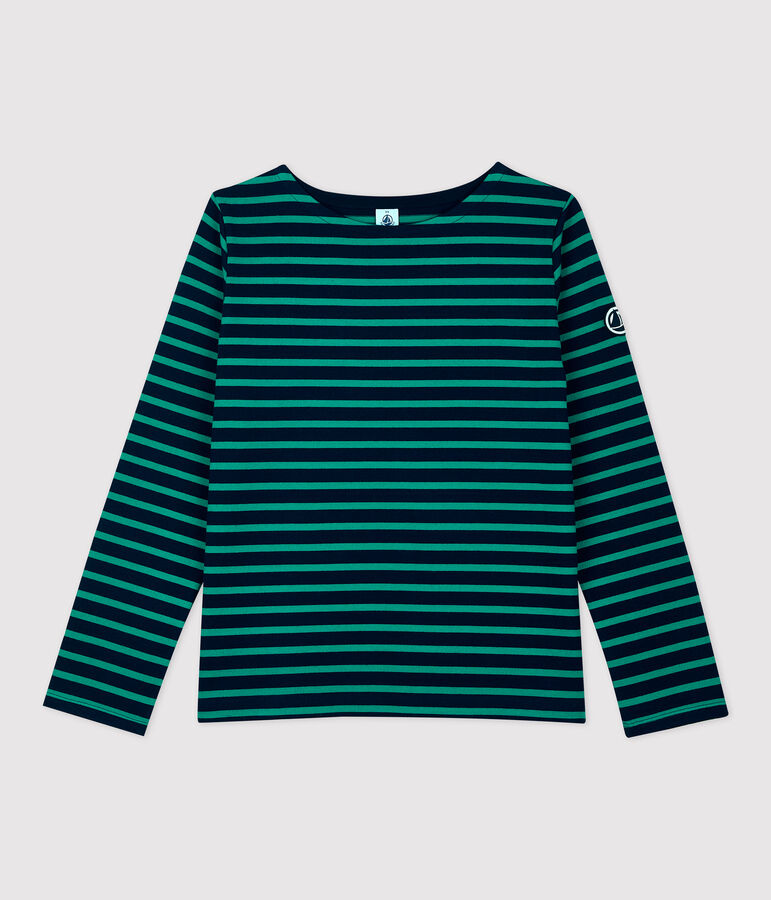 Marini&egrave;re iconique en coton Femme bleu SMOKING/ PIVERT