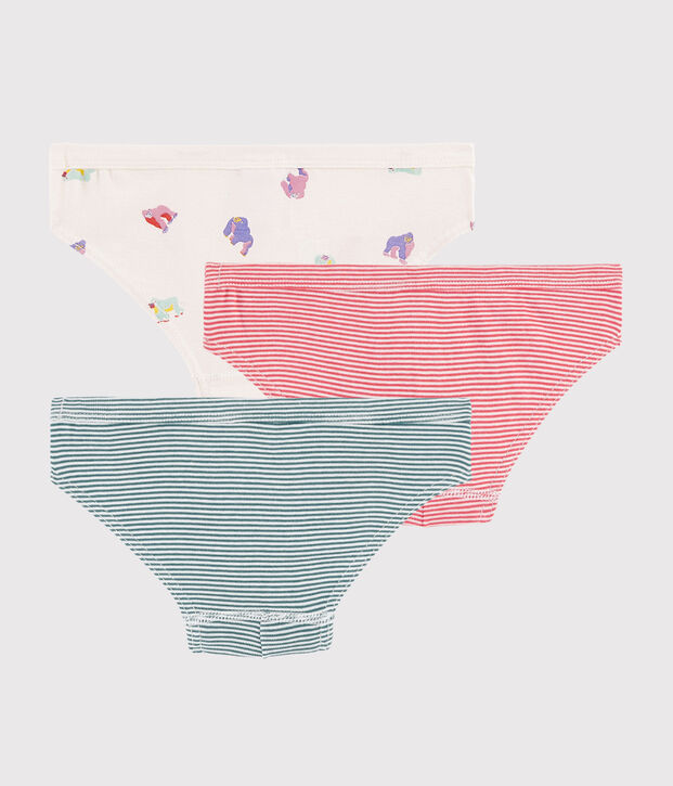 Lot de 3 slips imprim&eacute; singe petit gar&ccedil;on multicouleur
