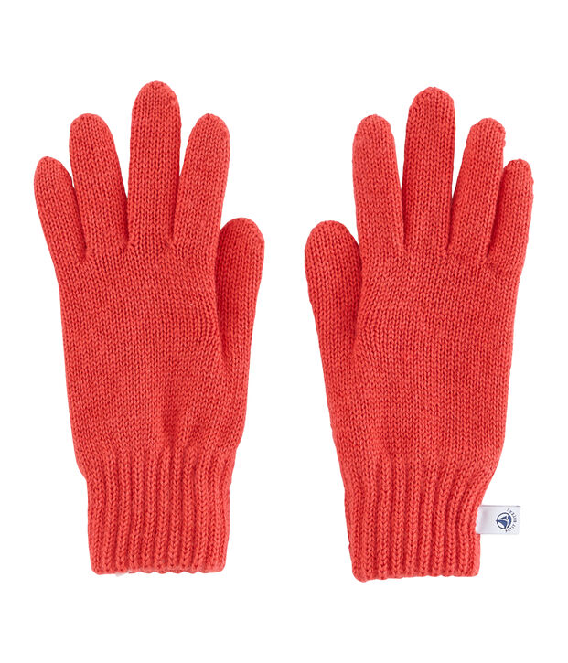 Gant enfant gar&ccedil;on rouge