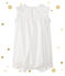Combicourt bébé fille blanc ECUME