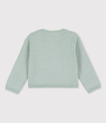 Cardigan En Tricot Raffine Bebe Herbier Petit Bateau