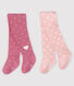 Lot de 2 paires de collants bébé